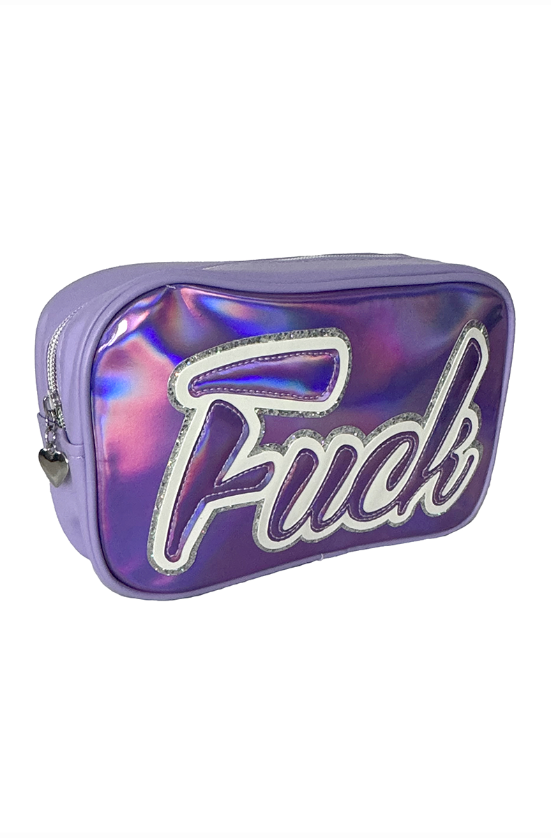 unique touch holographic fuck storage bag for women